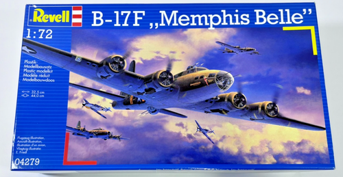 Maquette d'avion en plastique B-17F Memphis Belle 1/72