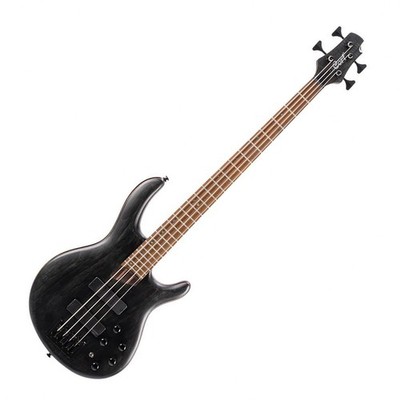 Cort B4ELEMENTOPTB B4 Element 4-String Bass Guitar Bartolini MK-1 Pickups, Black