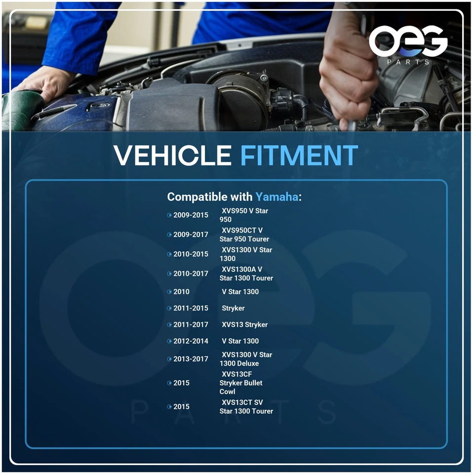 Nuevo Arranque Fpr Yamaha V Star 1300 2010-14, XVS950 V Star 950 2009-2015 SMU0554 Foto 4 de 4