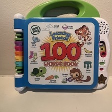 LeapFrog Learning Friends 100 Words Book Bilingual English Spanish Preowned