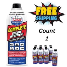 Lucas Oil COMPLETE ENGINE TREATMENT 10016 Automotive Additive