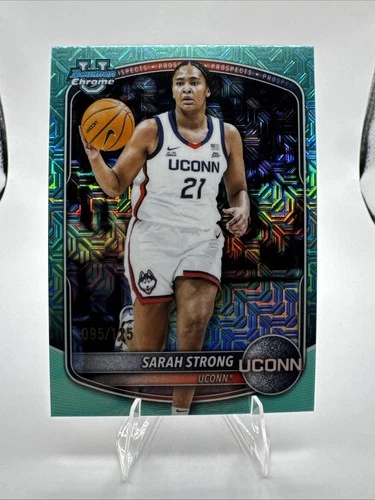 2025-26 Bowman - Chrome Prospects Sarah Strong #BCP-80 Aqua X-Fractor /125 (RC)
