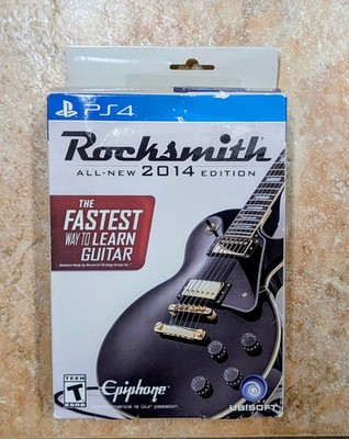 New Rocksmith 2014 Edition Sony PlayStation 4 With Real Tone Cable