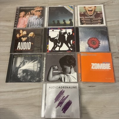 Audio Adrenaline HUGE 10 CD LOT Live Bootleg Some Kind Of Zombie Hit Parade King