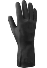 Best 723 Chloro-Flex, 13in Black Chemical Resistant Gloves