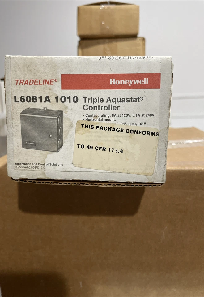 WEIL MCLAIN 510-350-061 / 510350061 (TOTALMENTE NUEVO) Honeywell L6081A 1010 Foto 2 de 4