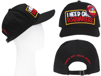 DSQUARED2 DEAD PUNK PORN 100ML DEADSTOCK Baseballcap Kappe