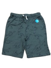 Carter's Boys Pull-On French Terry Shorts Green Dinosaurs Sz. 14 NEW