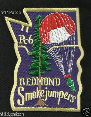 REDMOND Smokejumpers Region 6 (Washington/Oregon) Fire Dept. FIREFIGHTER Patch