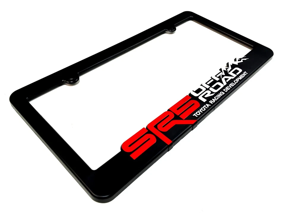 SR5-License-Plate-Frame-Toyota-SR5-Offroad-Tacoma-Tundra-4Runner-Land-Cruiser-Hi - Image 2 of 4