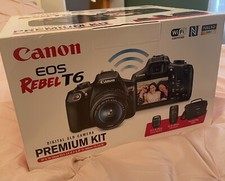 Canon Rebel T6 Digital SLR Camera Mega Bundle - Black
