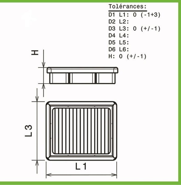 Luftfilter Green FüR Jaguar X-Type Ab 2001 Bis 2009 2.5Li V6 24V-196PS-image