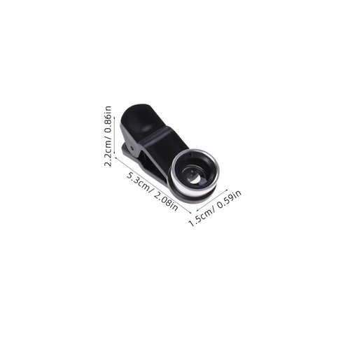3 in Fisheye Wide Angle Macro Lens Set Phone Camera Lenses Clip Cell - 第 10/12 張圖片