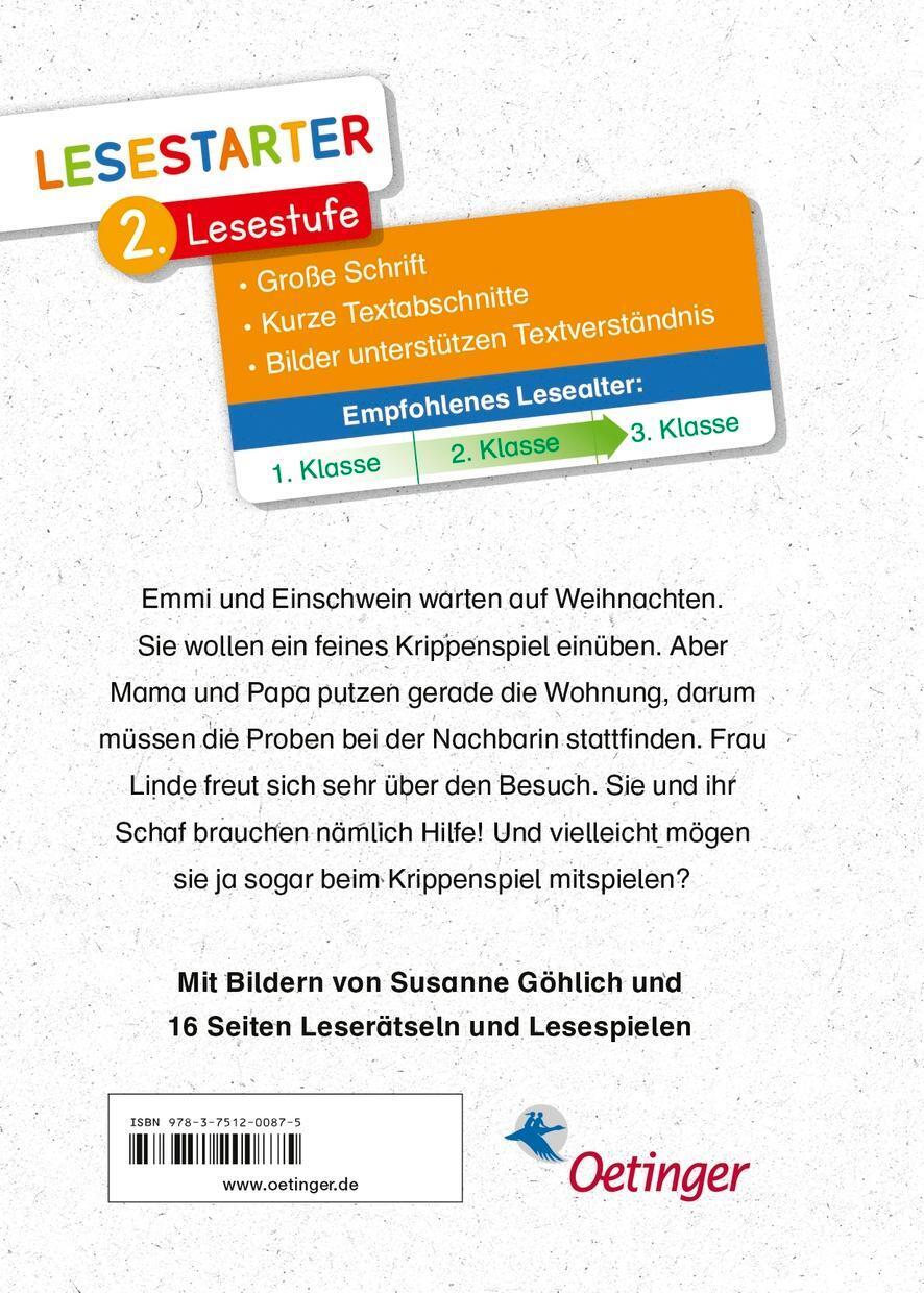Thumbnail - Emmi & Einschwein. Fröhliche Schweinachten | Lesestarter. 2. Lesestufe