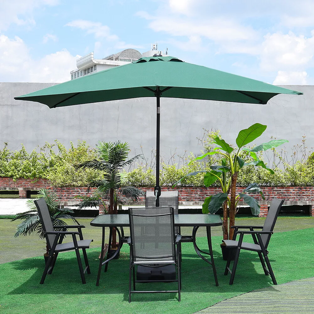 Patio table 4 chairs umbrella deals