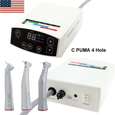 COXO C PUMA Dental Electric Motor LED 1:5 Contra Angle Fiber Optic Bien Air NSK