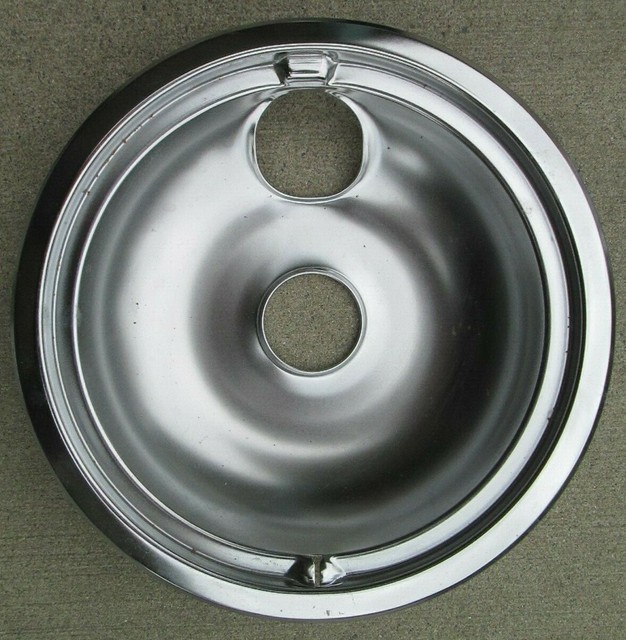 Whirlpool Maytag GE Hotpoint Stove Range Cooktop 8" Chrome Drip Pan