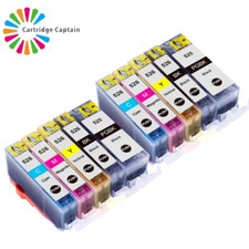 10 Ink Cartridge For Canon Pixma Printer PGI525 MG5250 MG5320 MG5350 MG6100