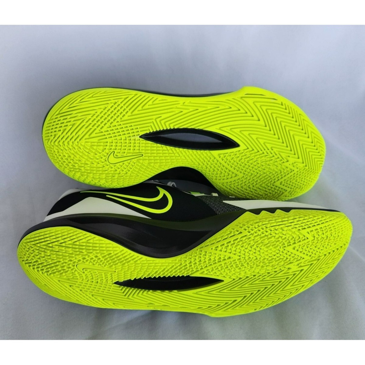 14 MEN'S NIKE PRECISION VI DD9535-009 BLACK VOLT SNEAKERS