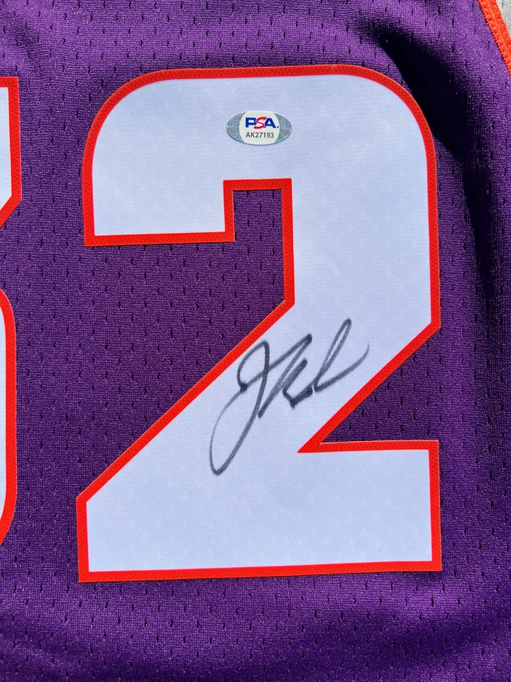 JASON KIDD SIGNED PHOENIX SUNS MITCHELL & NESS SWINGMAN JERSEY AUTO PSA/DNA ! - Image 2 of 4