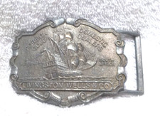 Foreign And Domestic Gold Dealers Livingston Wells  CO Buckle Great Vintage