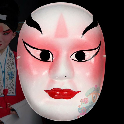 1/2/4/8/10PCS Masquerade Paper Pulp Hand Painted Costume Party Peking Opera Mask - Picture 22 of 41