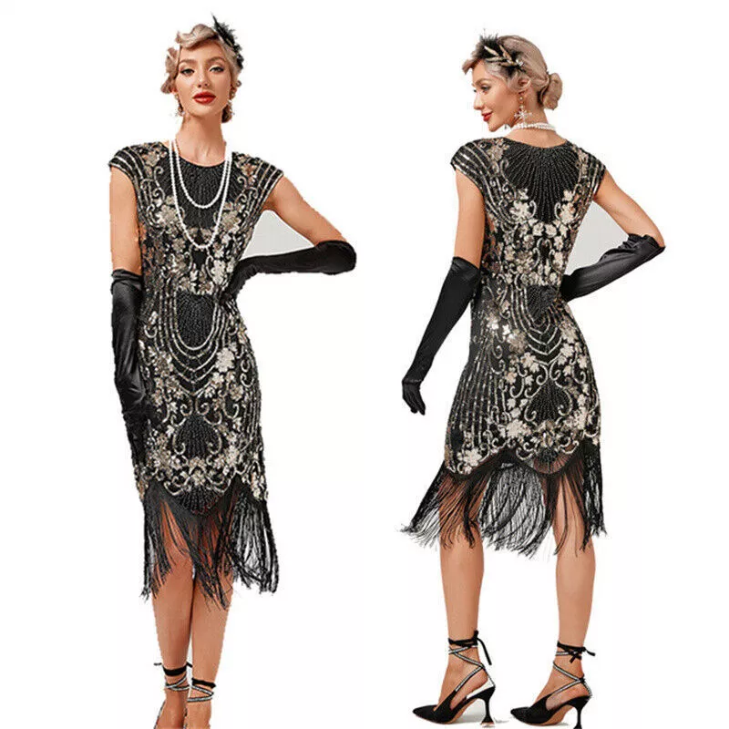 Women s Fashion 1920s Flapper Dress Vintage Great Gatsby