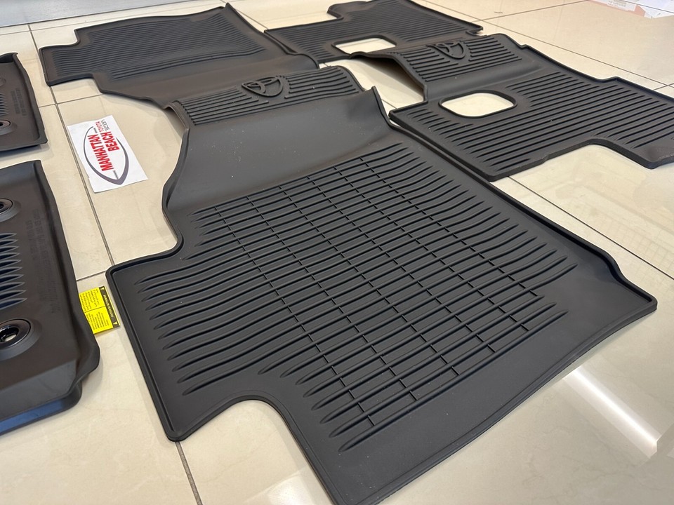 2023-2025 SEQUOIA BLACK ALL WEATHER FLOOR LINER MATS GENUINE TOYOTA | eBay