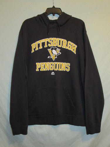 Majestic NHL Pittsburgh Penguins Pullover Hoodie XL TOP