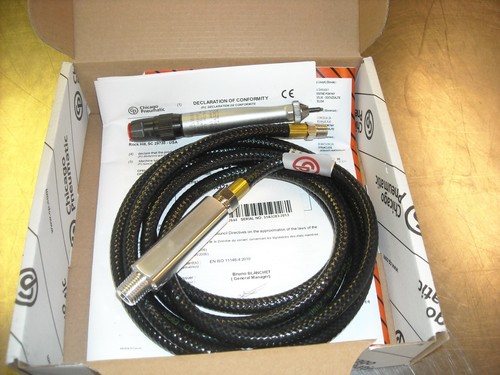 Chicago Pneumatic Air Scribe # CP-9361 Engraving Tool & Hose NEW IN ORIGINAL BOX - 第 1/5 張圖片