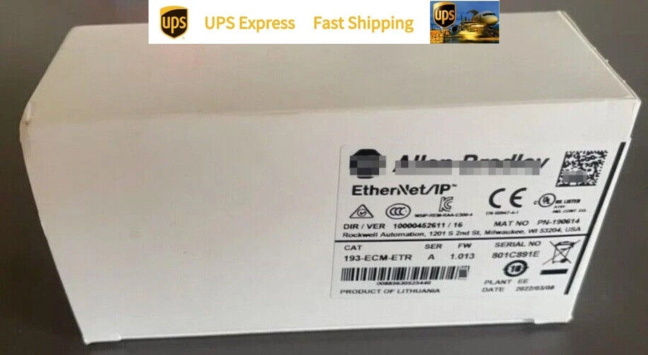 AB 193-ECM-ETR Ser A Ethernet / Ip Comm Module 193ECMETR New Sealed - Image 2 of 4