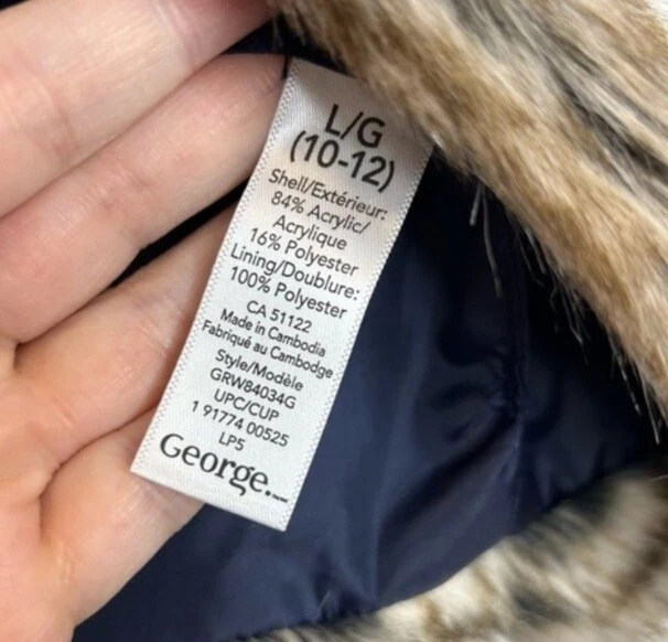 Chaleco de piel sintética George Girls L Foto 3 de 4