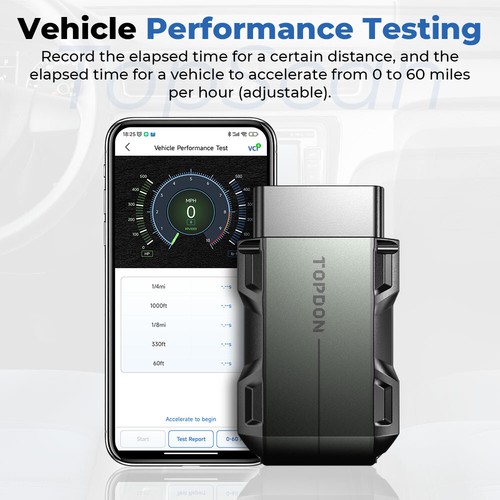 TOPDON Topscan OBD2 Scanner Code Reader BT Full System Car Diagnostic Tool ABS - Picture 12 of 24