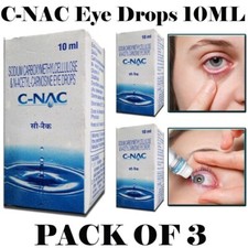C-NAC Eye Drops Cure Cataract Carnosine NAC Glaucoma BrightC Clarity 10 ML FS