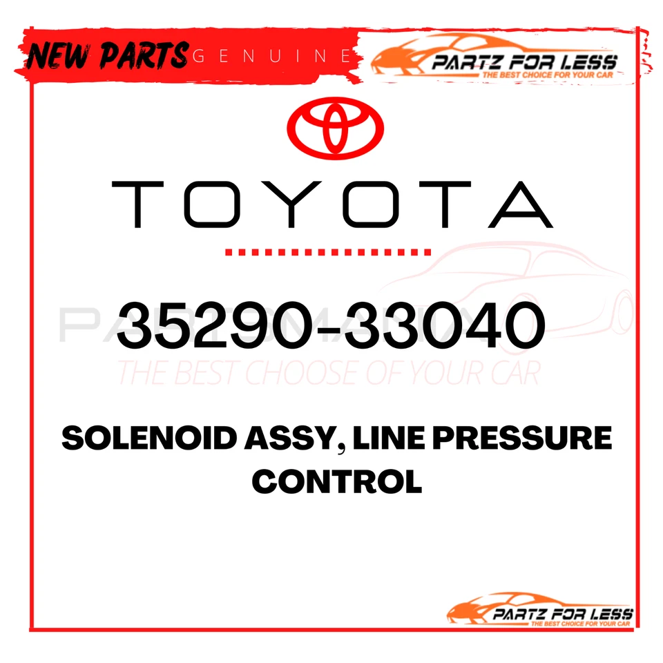 35290-33040 TOYOTA CONJUNTO DE SOLENOIDE GENUINO, CONTROL DE PRESIÓN DE LÍNEA 3529033040 OEM Foto 4 de 4