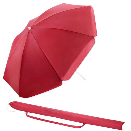 Sonnenschirm Balkon Strand UV50+ Erdspieß neigbar Garten rund Kingsleeve® - Bild 4 von 20
