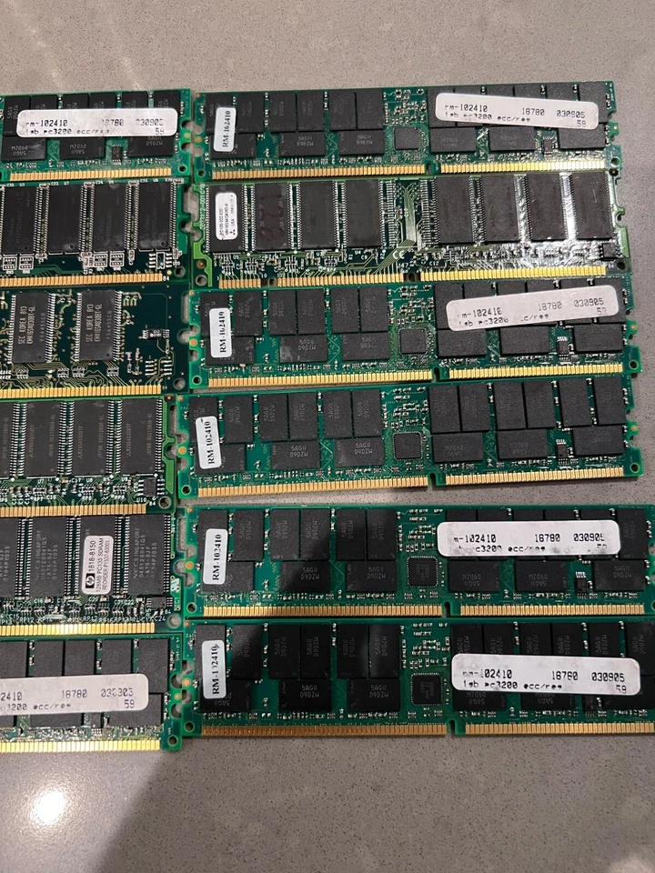 Lot of 18 Memory NEC and Others PC100 - Image 3 of 3