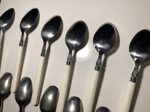 Vintage Guzzini Table Cutlery Tray With Two Cutlery Sets - Picture 21 of 24