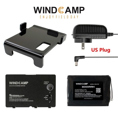 Accessoires Windcamp 3000 mAh batterie/chargeur/couvercle/cadre CH-817S FT-818 FT-817 - Photo 16/17