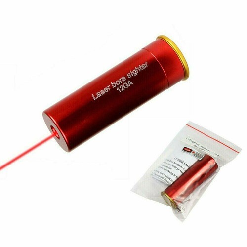 12GA Shotgun Boresighter 12 Gauge Laser Cartridge Bore Sighter Battery Included - Picture 4 of 12