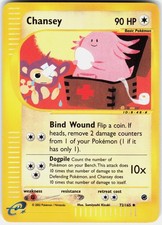 Chansey 72/165 Reverse Holo Expedition Base Set Near Mint Pokemon Single Card on eBay