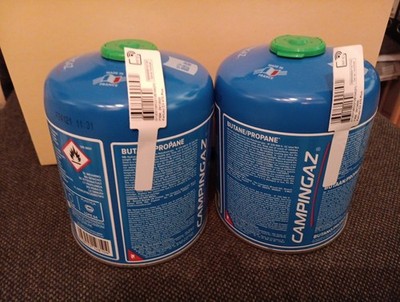 2x Campingaz CV470 Plus 450g Gaskartusche Easy Clic Ventil/Verschluss
