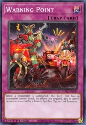 Warning Point - SDAZ-EN037 - Common - 1st Edition - Damaged