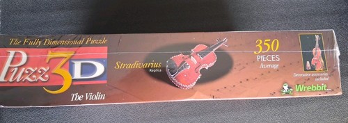Vintage Wrebbit Puzz-3D Stradivari die Violine Puzzle 350 Teile Puzzle Neu in Verpackung P3D-7501 - Bild 4 von 6