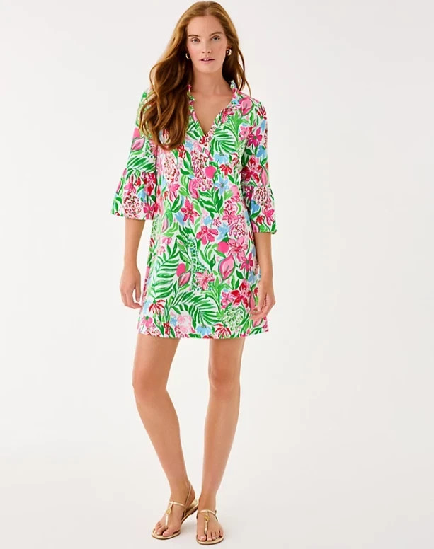 NWT Lilly Pulitzer Hayes Dress in Multi Glowing Gardens , Choose Size...