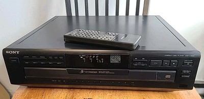 Sony CDP-C250Z 5-Disc Changer CD Player Carousel with Remote Tested Working! 
