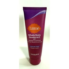 Lume Whole Body Deodorant Plus Sweat Control Smooth Cream Lavender Sage Sealed