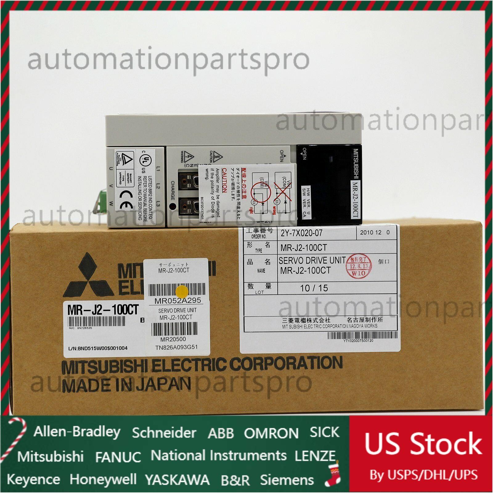 1PC New Mitsubishi MR-J2-100CT Servo Drive MRJ2100CT Fast shipping