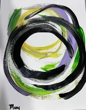 11x14 Paper Art, Abstract Art, Paper Art, Modern Art