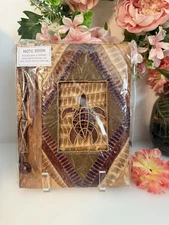 Sea Turtle Book or Album Handmade Natural Paper & Wood Boho Rustic Primitive NIB